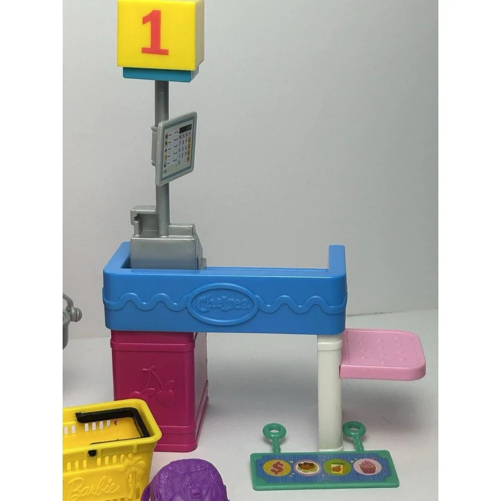 Barbie Doll Mattel Chelsea Playset Shop Supermarket